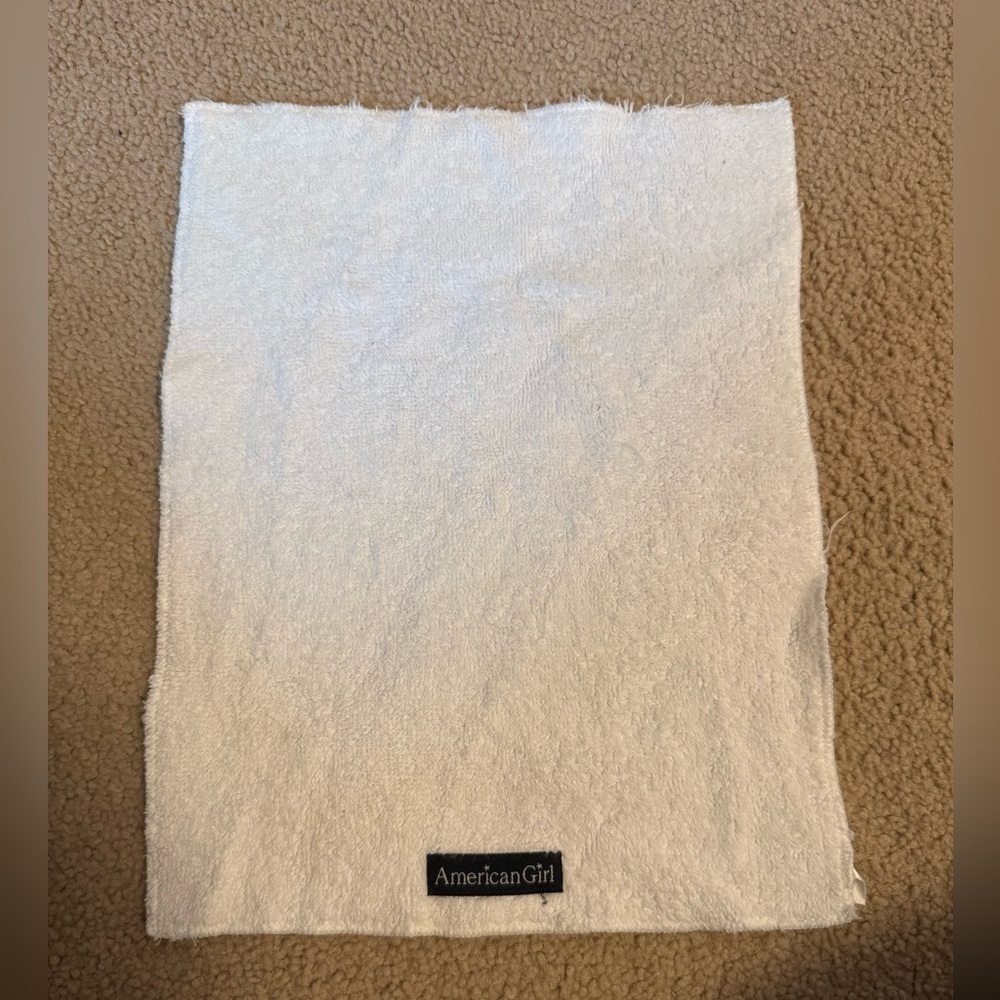 Vintage American Girl Doll Accessory | White Towel